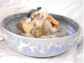 water fountain in Planet Earth Pottery Crystal Bowl